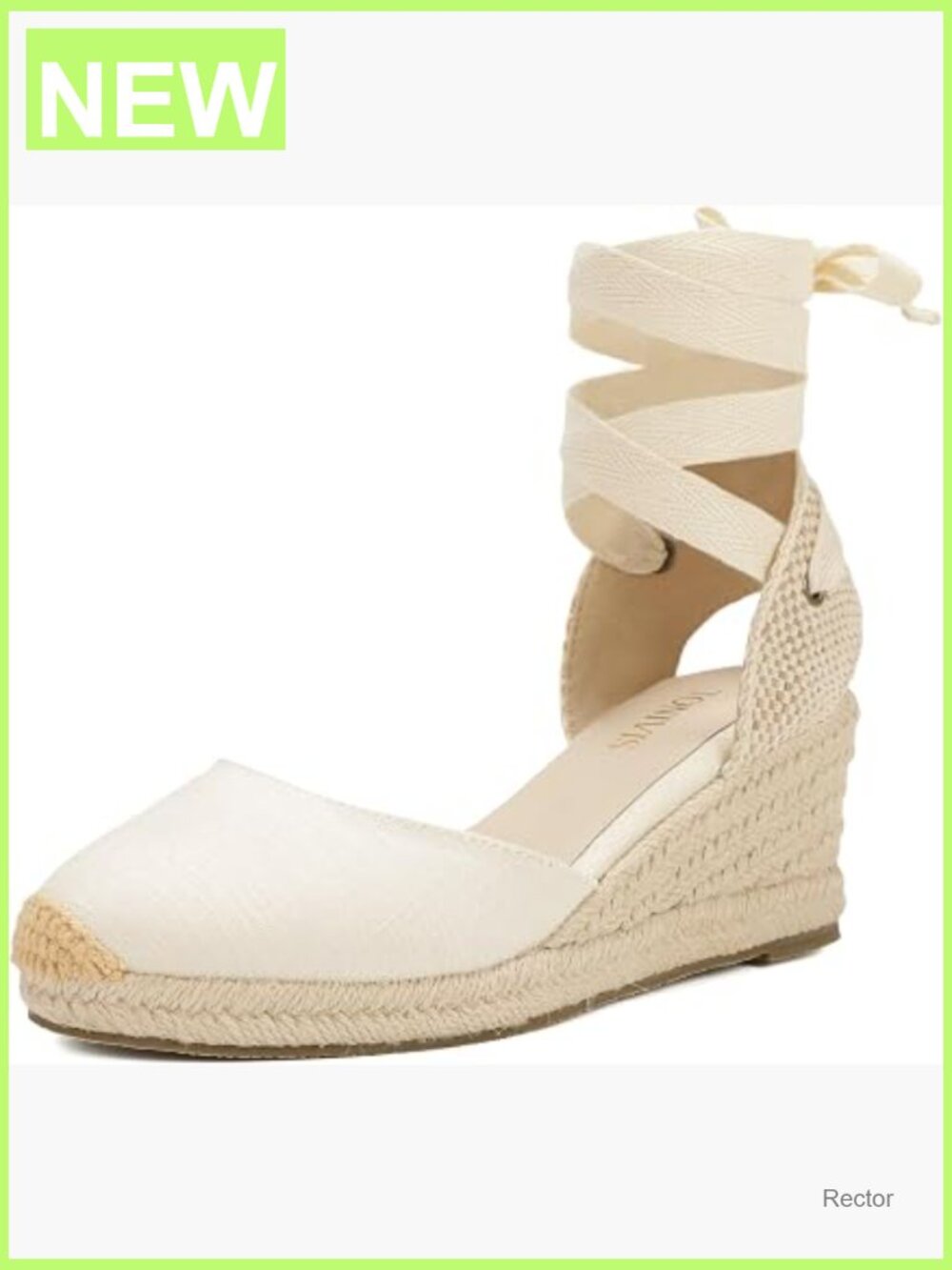 Women's Closed Toe Espadrille Wedge Sandals Lace Up Ankle Strap